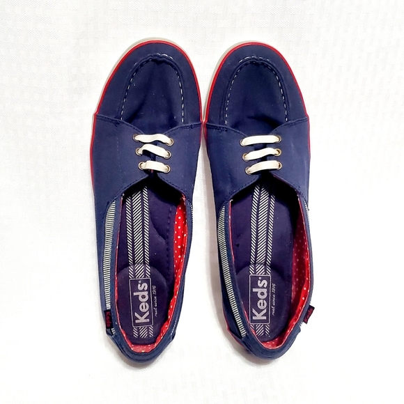 Keds Womens  WF47799 Size 10 Blue  Fabric Slip On Loafer Fashion Sneakers. - Picture 2 of 14